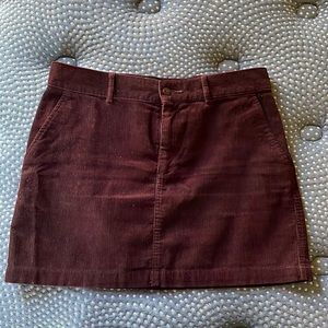 LAST CHANCE Ralph Lauren miniskirt in purple corduroy